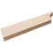Ekena Millwork 2in. W x 6in. H x 28in. L Pescadero Woodgrain TimberThane Rafter Tail, Primed Tan RFTUR02X06X28PECRCPR - alternate 2